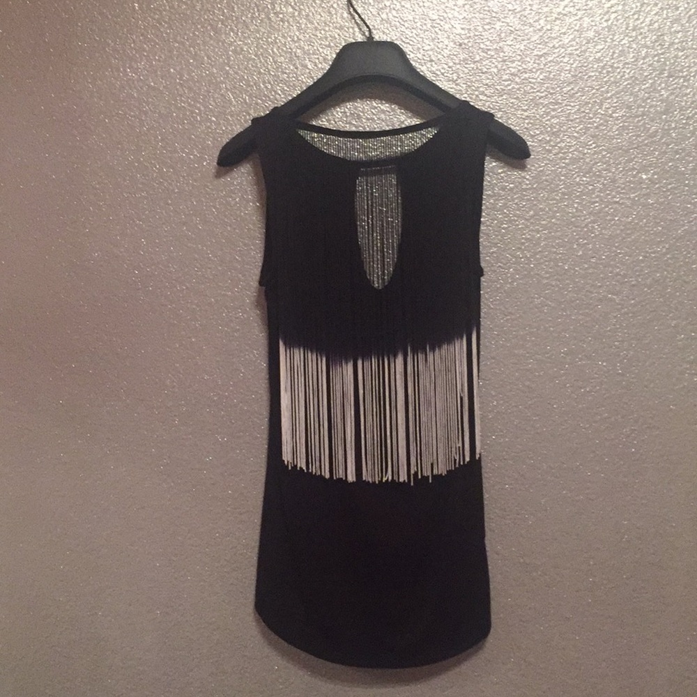 Fringed Tank Top NWOT